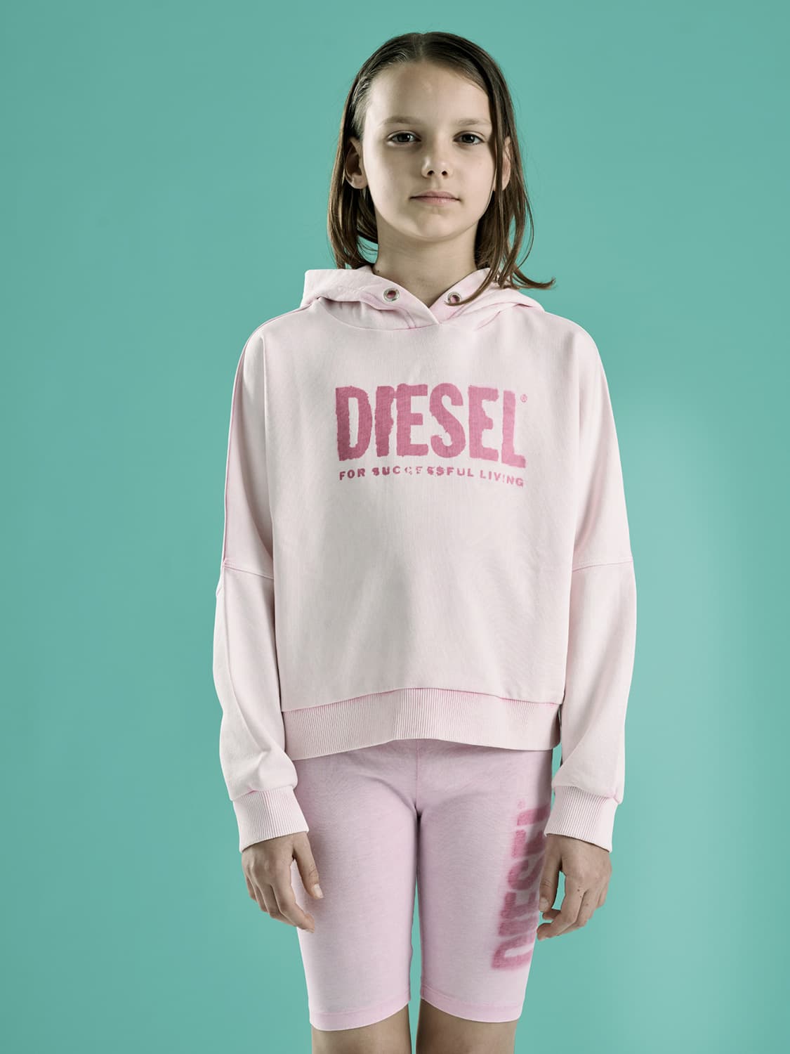 Diesel hoodie Pink girls