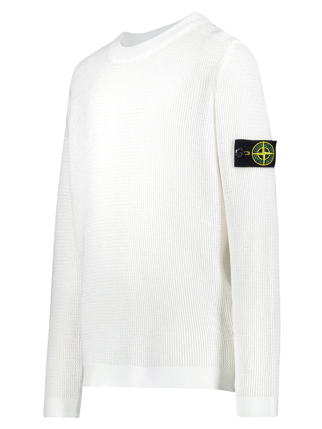 STONE ISLAND JUNIOR Kids Sweatshirt White in White 6707602775-4.jpg | NICKIS.com