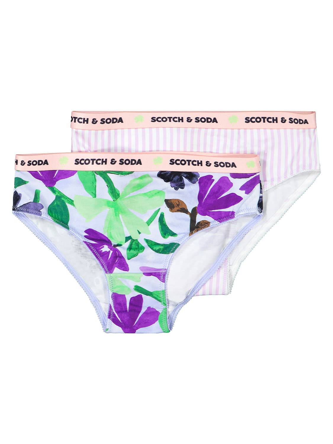 Scotch & Soda Kids underpants 2-pack Purple in Purple 6707685588-1.jpg | NICKIS.com