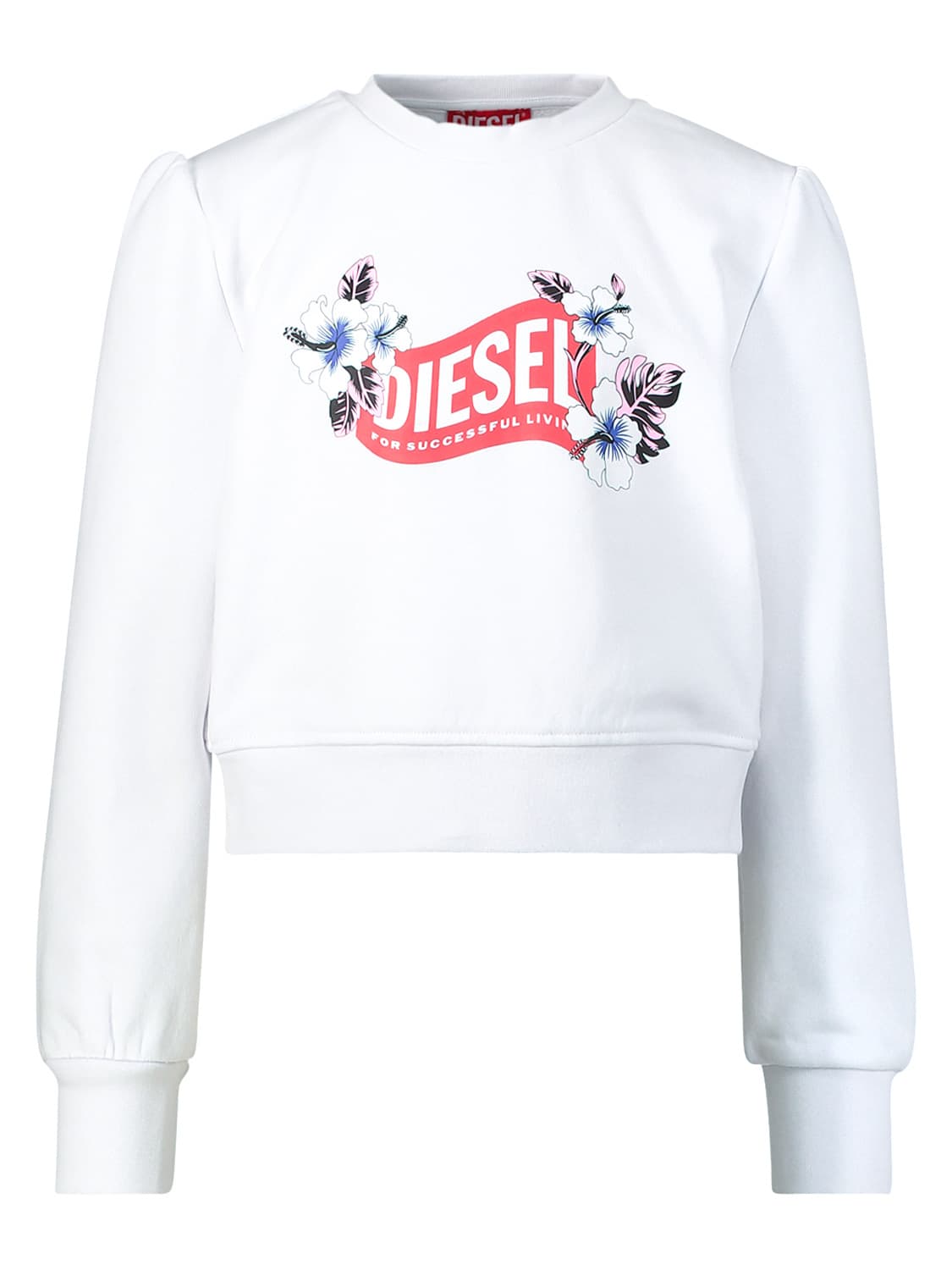 Diesel Kids Sweatshirt White in White 6707716843-1.jpg | NICKIS.com