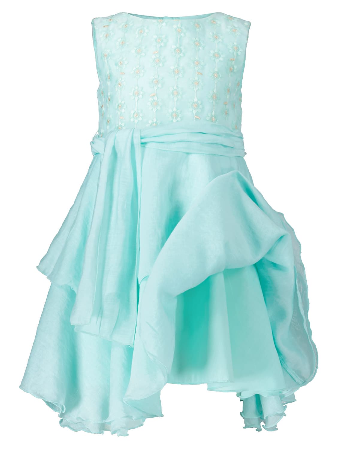 Mayoral Kids dress Turquoise in Turquoise 6707759719-5.jpg | NICKIS.com