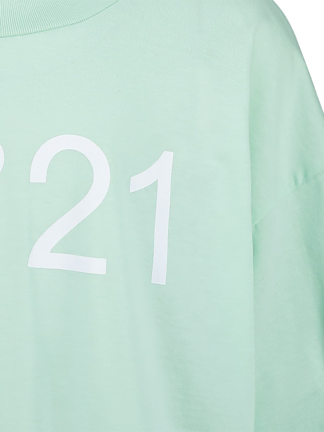 N°21 Kids t-shirt Mint Green in Mint Green 6707794224-6.jpg | NICKIS.com