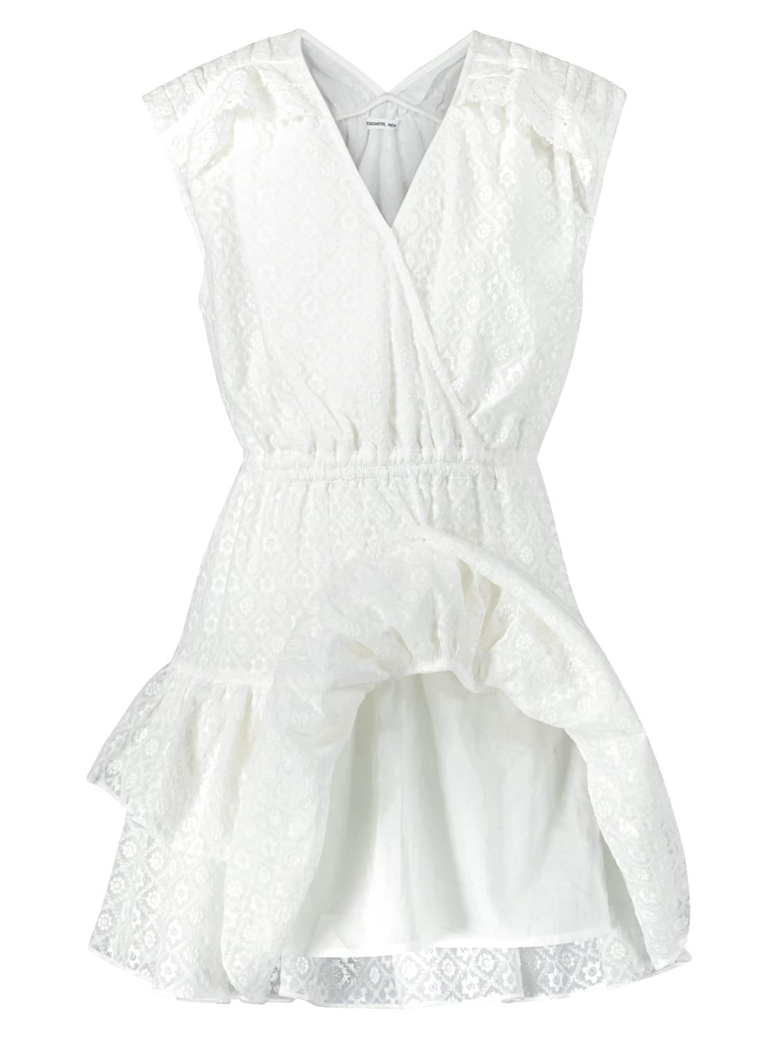 DESIGNERS, REMIX GIRLS Kids dress Rose White in White 6707853888-5.jpg | NICKIS.com