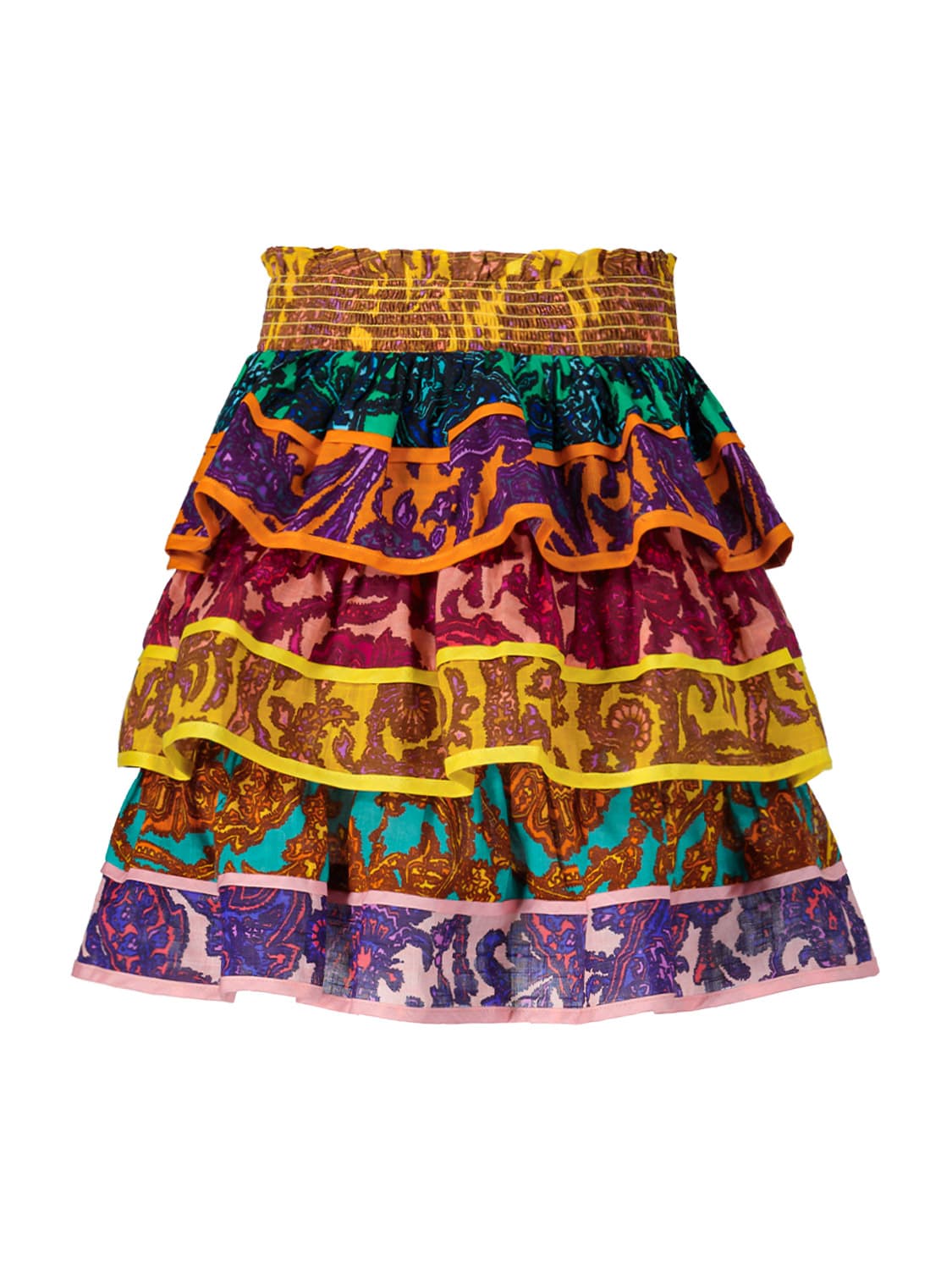 ZIMMERMANN Kids skirt Tiggy Multicoloured in Multicoloured 6707883663-4.jpg | NICKIS.com