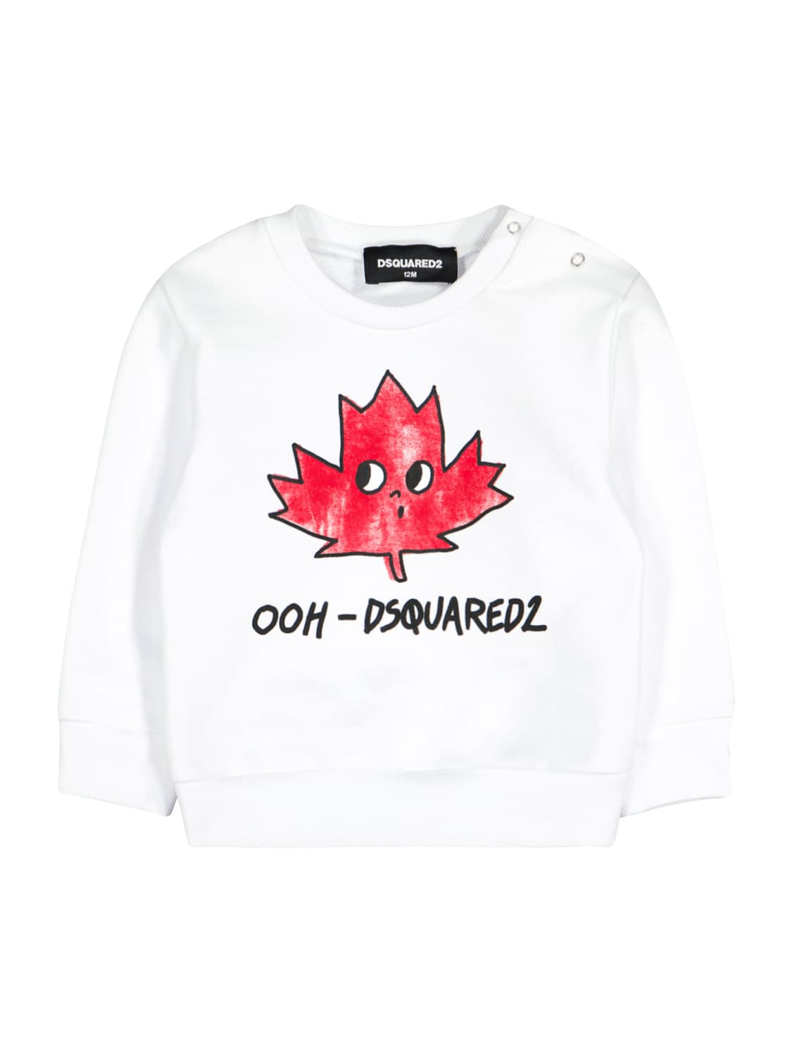 DSQUARED2 Kids Sweatshirt White in White 6707914841-1.jpg | NICKIS.com