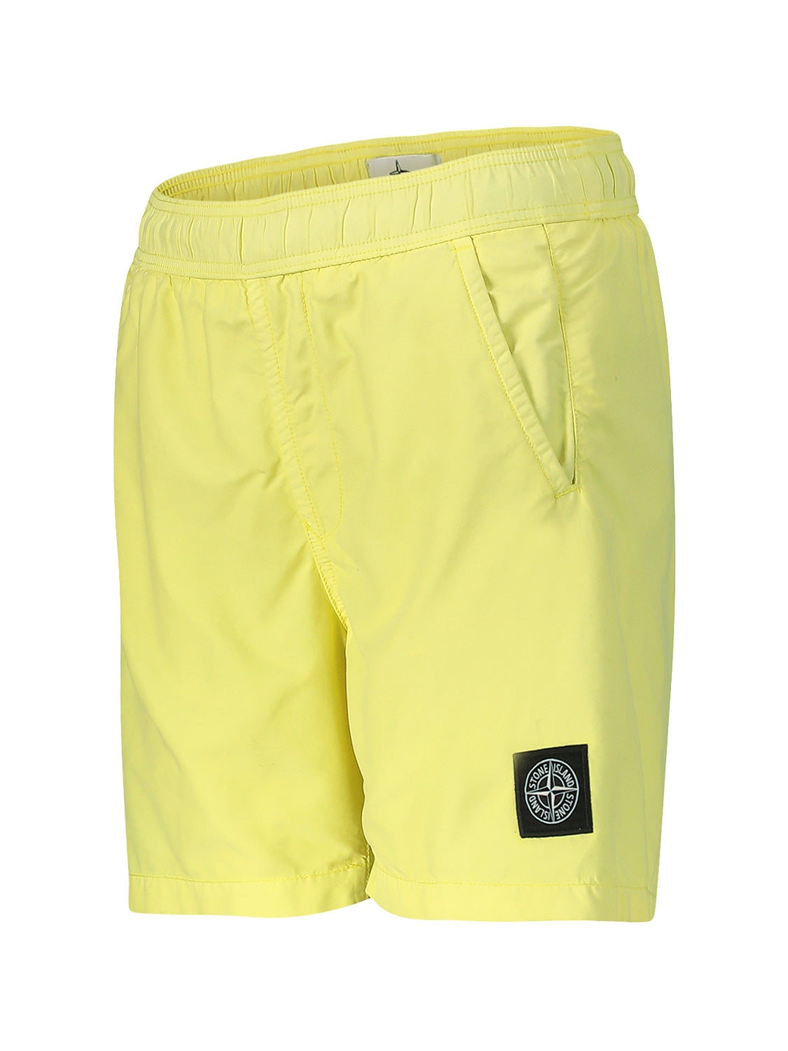 STONE ISLAND JUNIOR Kids swim shorts Yellow in Yellow 6707947266-4.jpg | NICKIS.com