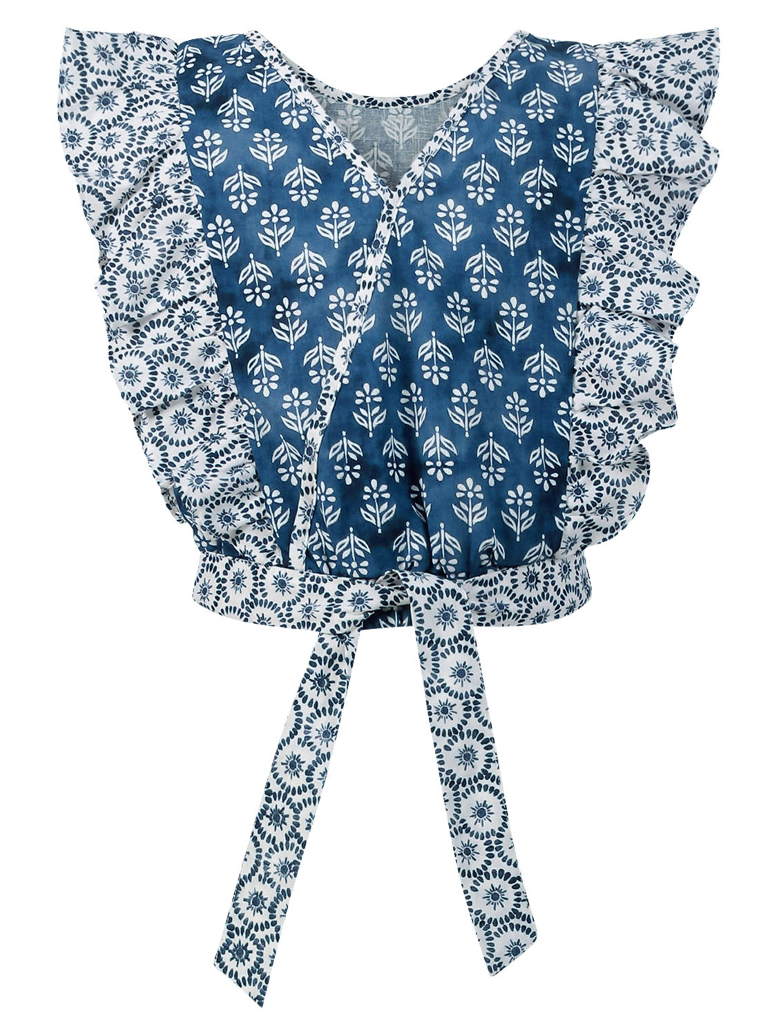 Mayoral Kids blouse Blue in Blue 6707955802-1.jpg | NICKIS.com