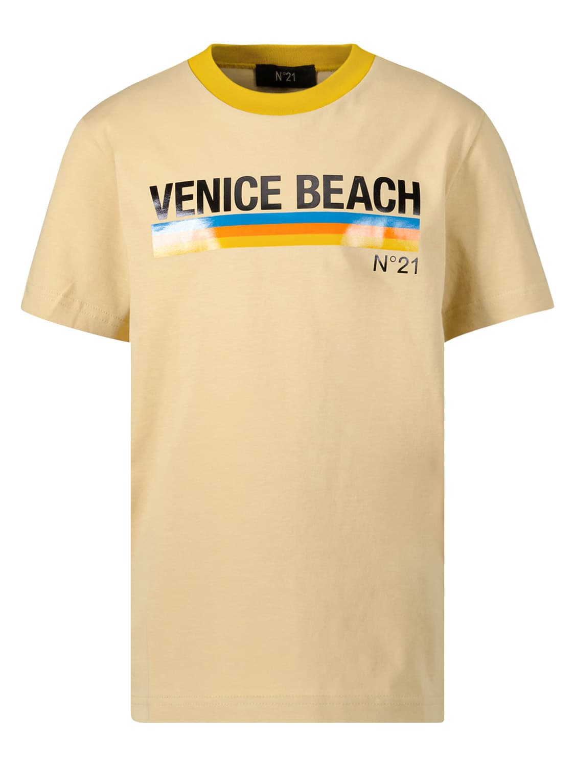 N°21 Kids t-shirt Beige in Beige 6708042517-1.jpg | NICKIS.com