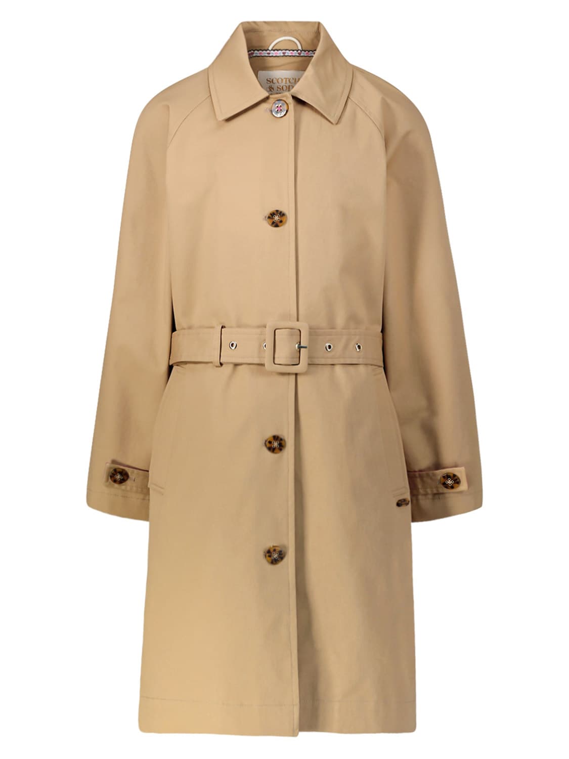 Scotch & Soda Kids Trenchcoat Camel in Camel 6708081266-1.jpg | NICKIS.com