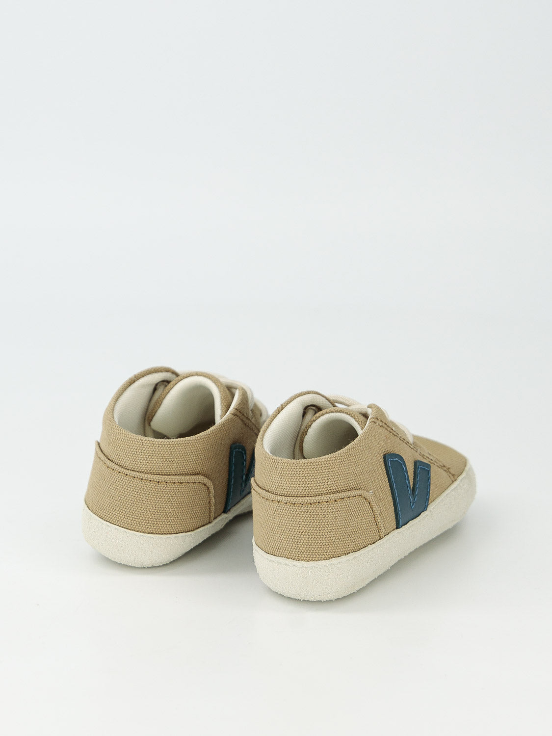 Veja Kids Baby Shoes Baby Canvas Khaki in Khaki 6708248869-6.jpg | NICKIS.com