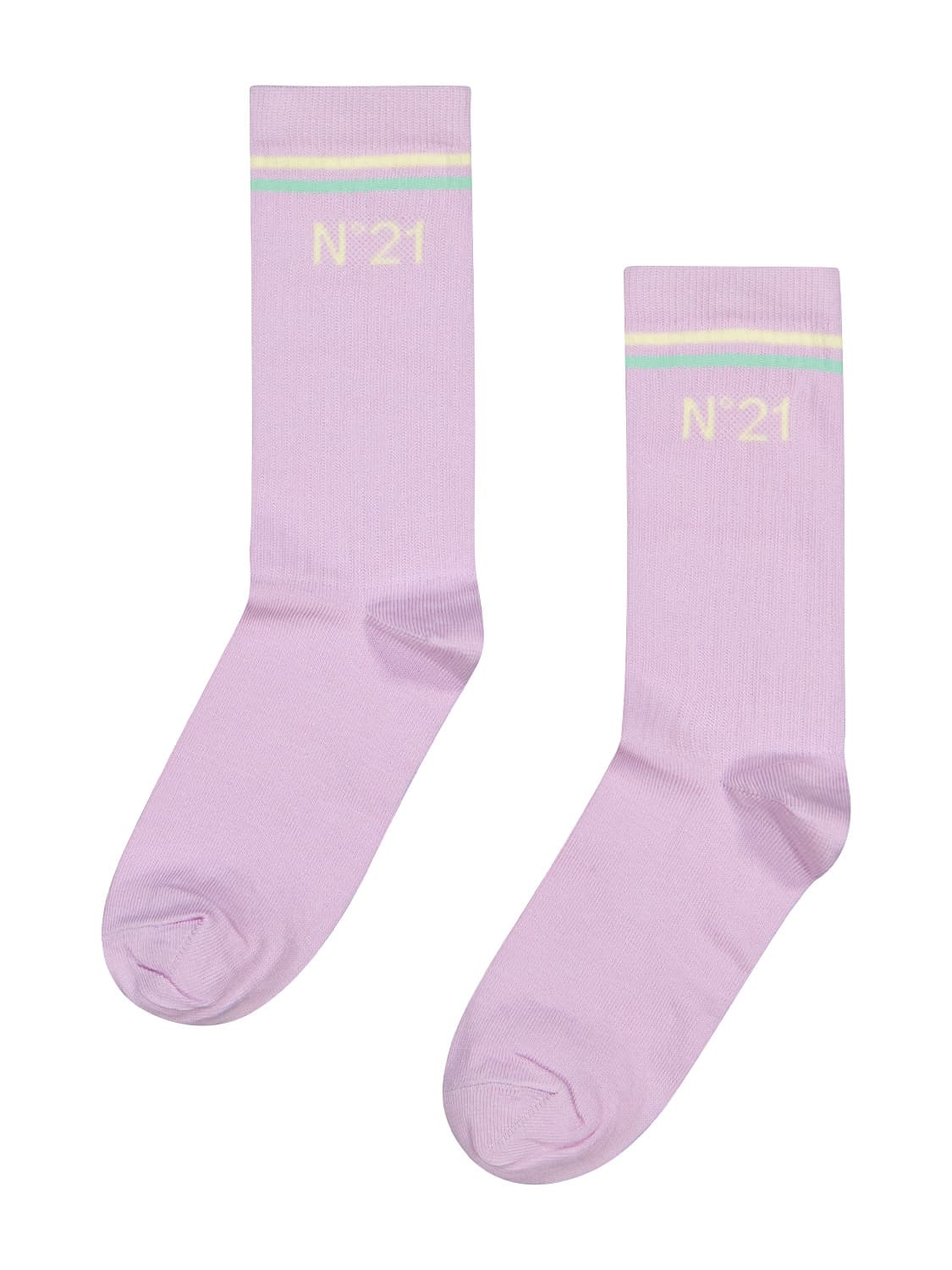 N°21 Kids socks Lilac in Lilac 6708512376-1.jpg | NICKIS.com