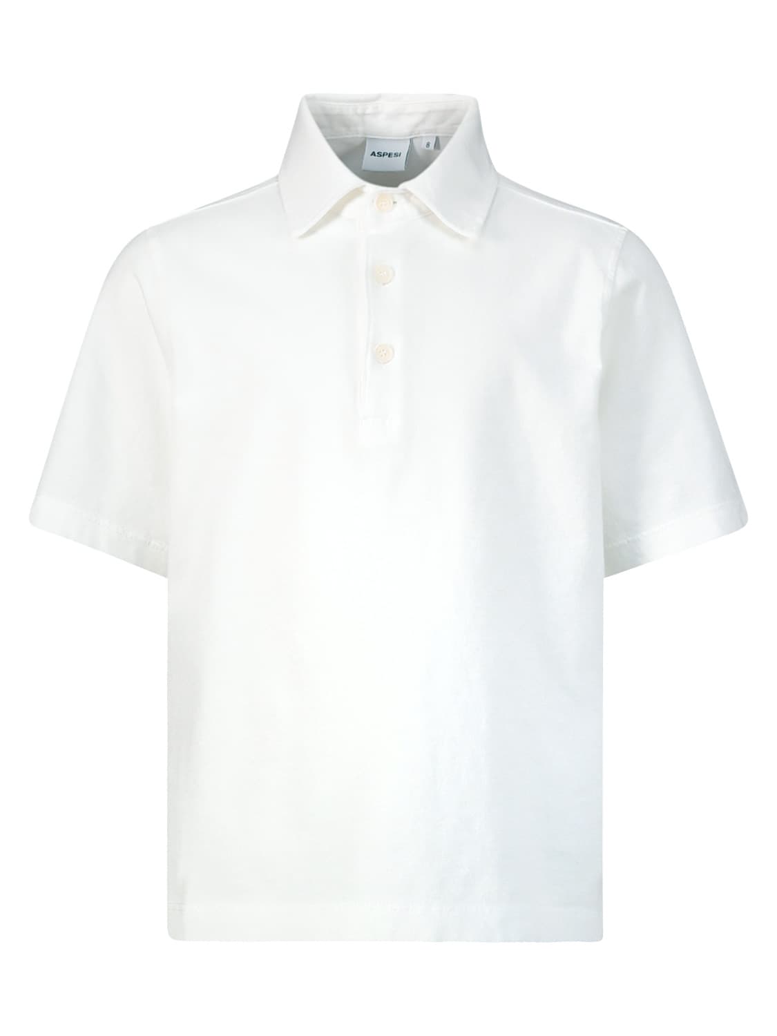 Aspesi Kids Polo Shirt White in White 6708516455-1.jpg | NICKIS.com