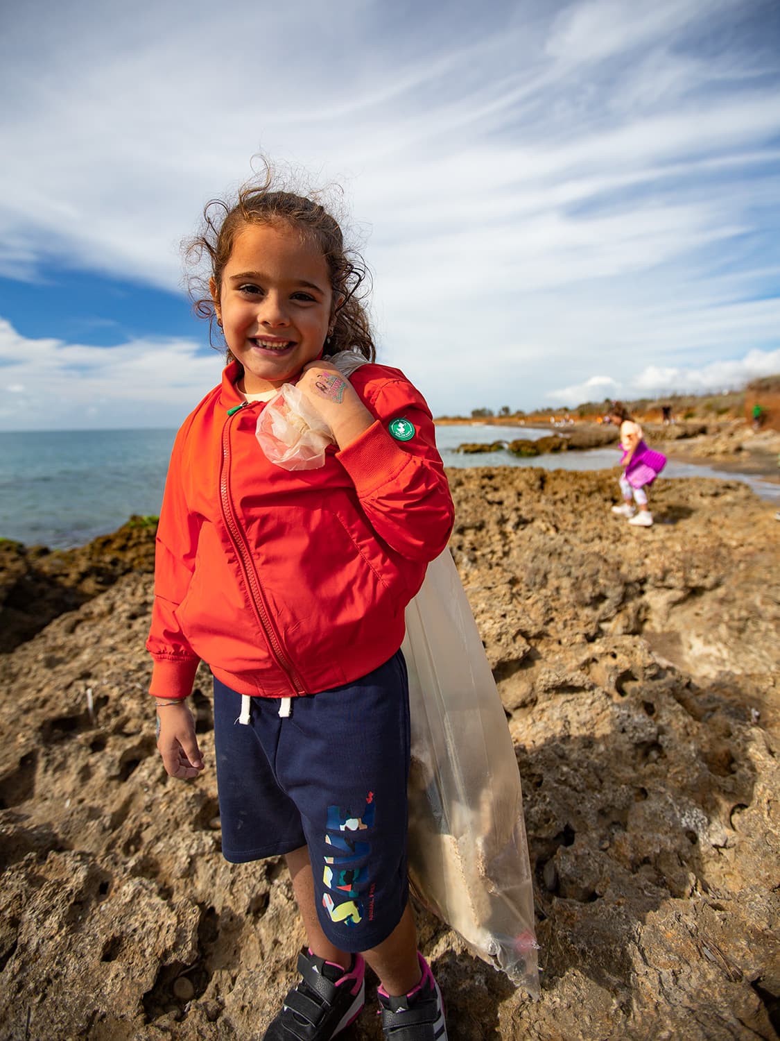 Save the Duck Kids Lightweight jacket Saturn Orange in Orange 6708527709-2.jpg | NICKIS.com