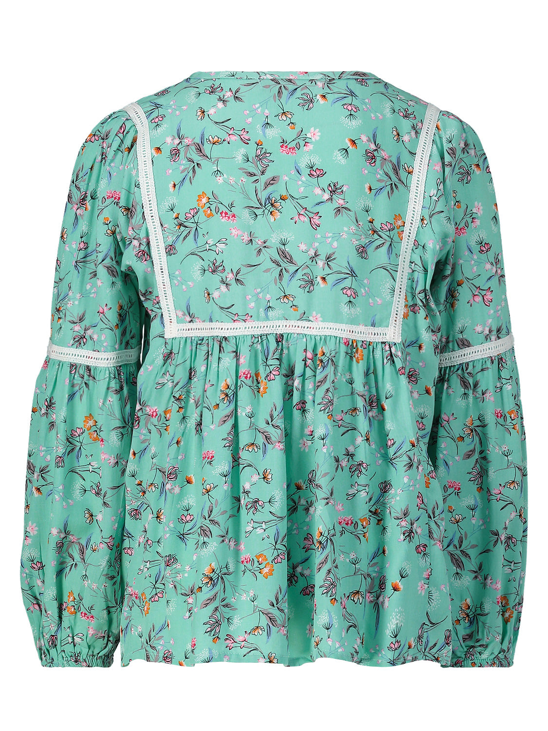 Spinach Mafia Kids blouse Turquoise in Turquoise 6708570115-4.jpg | NICKIS.com