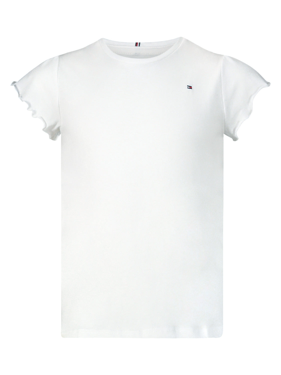 Tommy Hilfiger Kids t-shirt Essential Ruffle White in White 6708618588-1.jpg | NICKIS.com