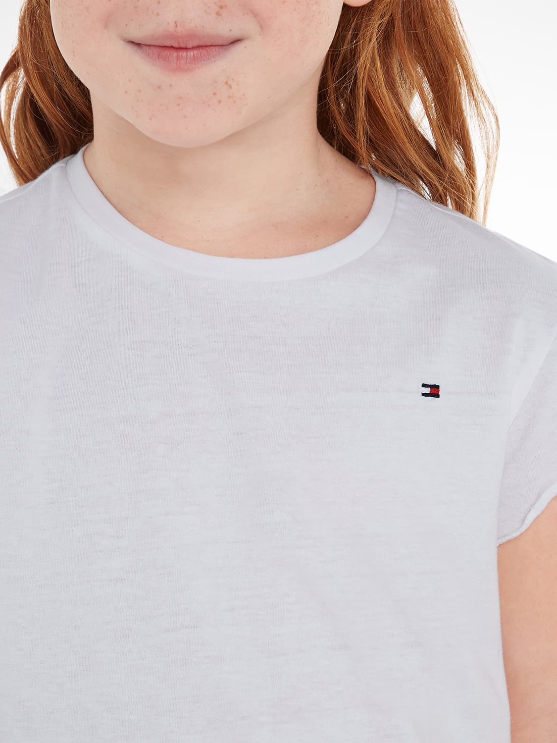 Tommy Hilfiger Kids t-shirt Essential Ruffle White in White 6708618588-7.jpg | NICKIS.com