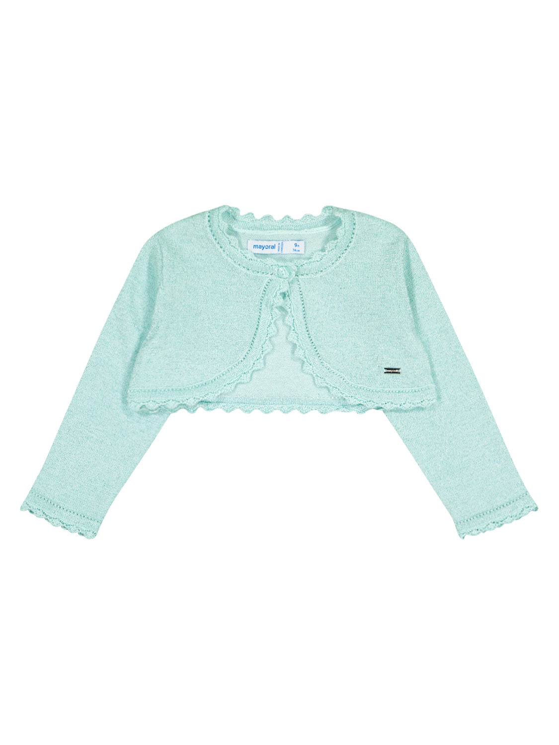 Mayoral Kids cardigan Turquoise in Turquoise 6708685432-1.jpg | NICKIS.com