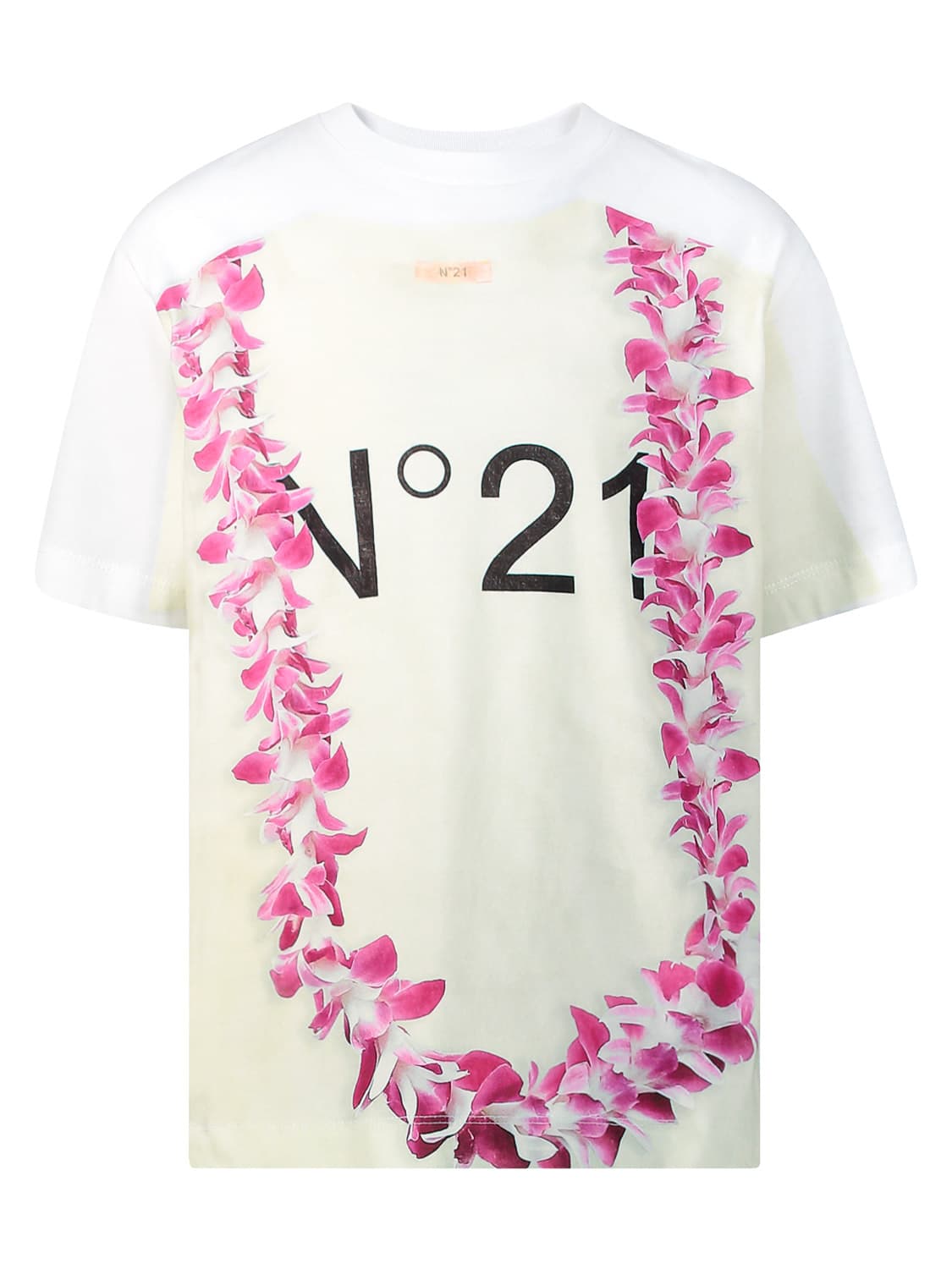 N°21 Kids t-shirt White in White 6708787157-1.jpg | NICKIS.com