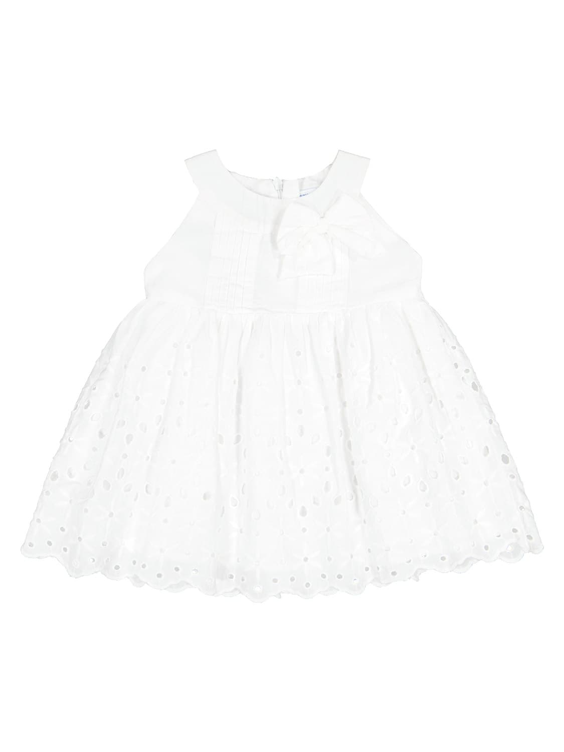 Mayoral Kids dress White in White 6708829385-1.jpg | NICKIS.com