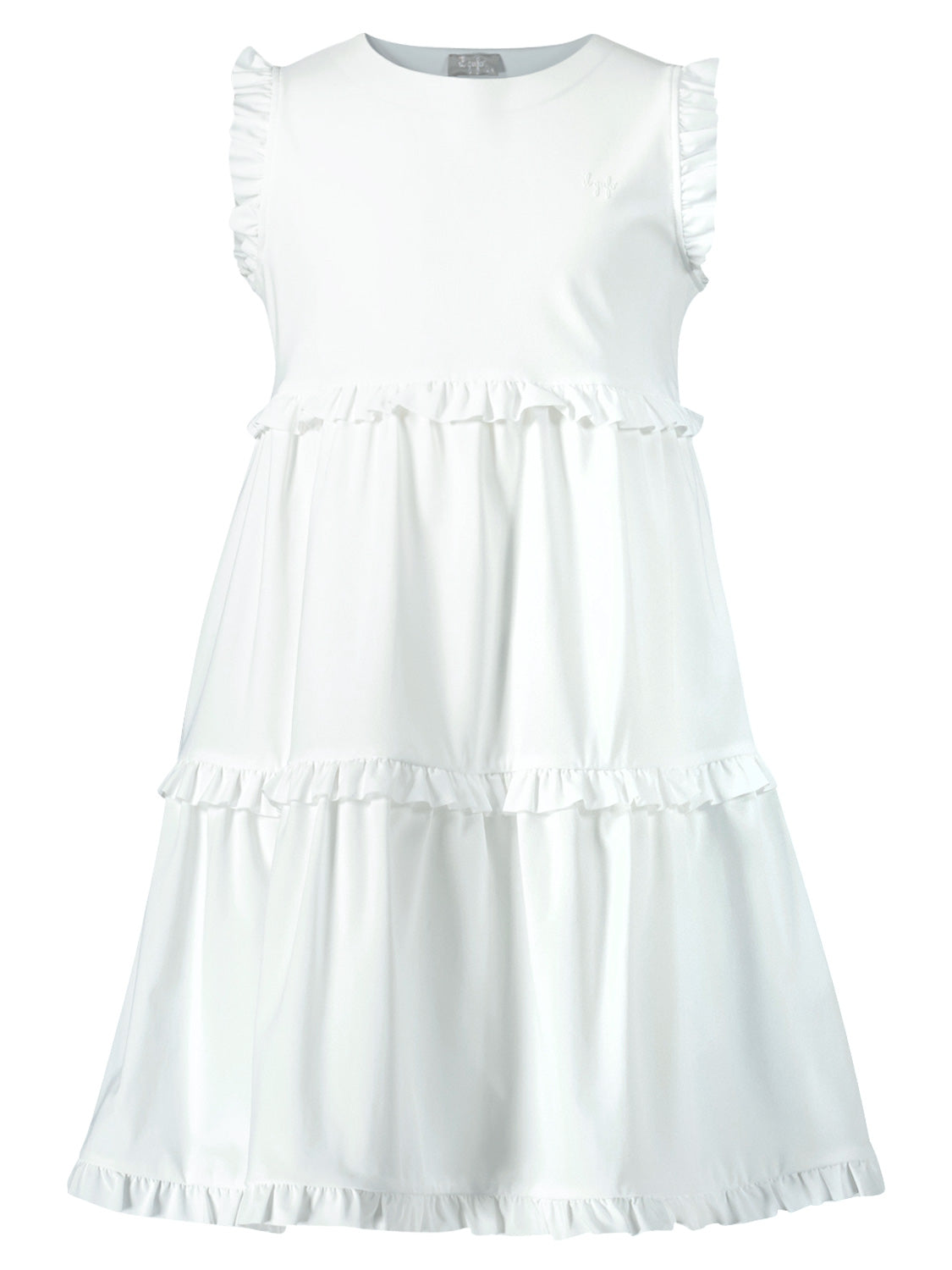 Il Gufo Kids dress White in White 6708927272-1.jpg | NICKIS.com