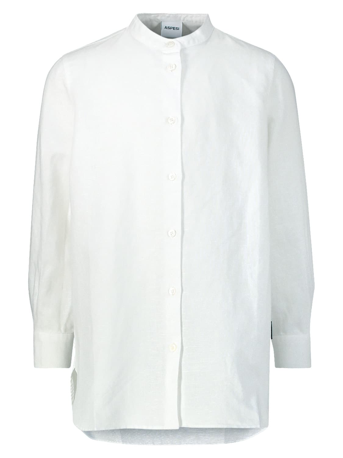 Aspesi Kids shirt White in White 6709023881-1.jpg | NICKIS.com