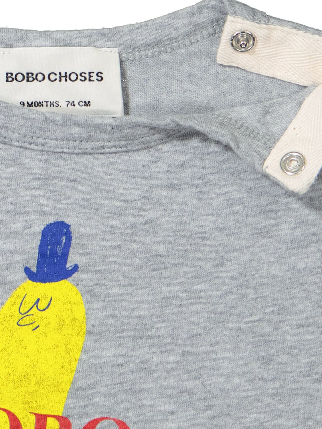 Bobo Choses Kids t-shirt Squid Grey in Grey 6709161961-5.jpg | NICKIS.com