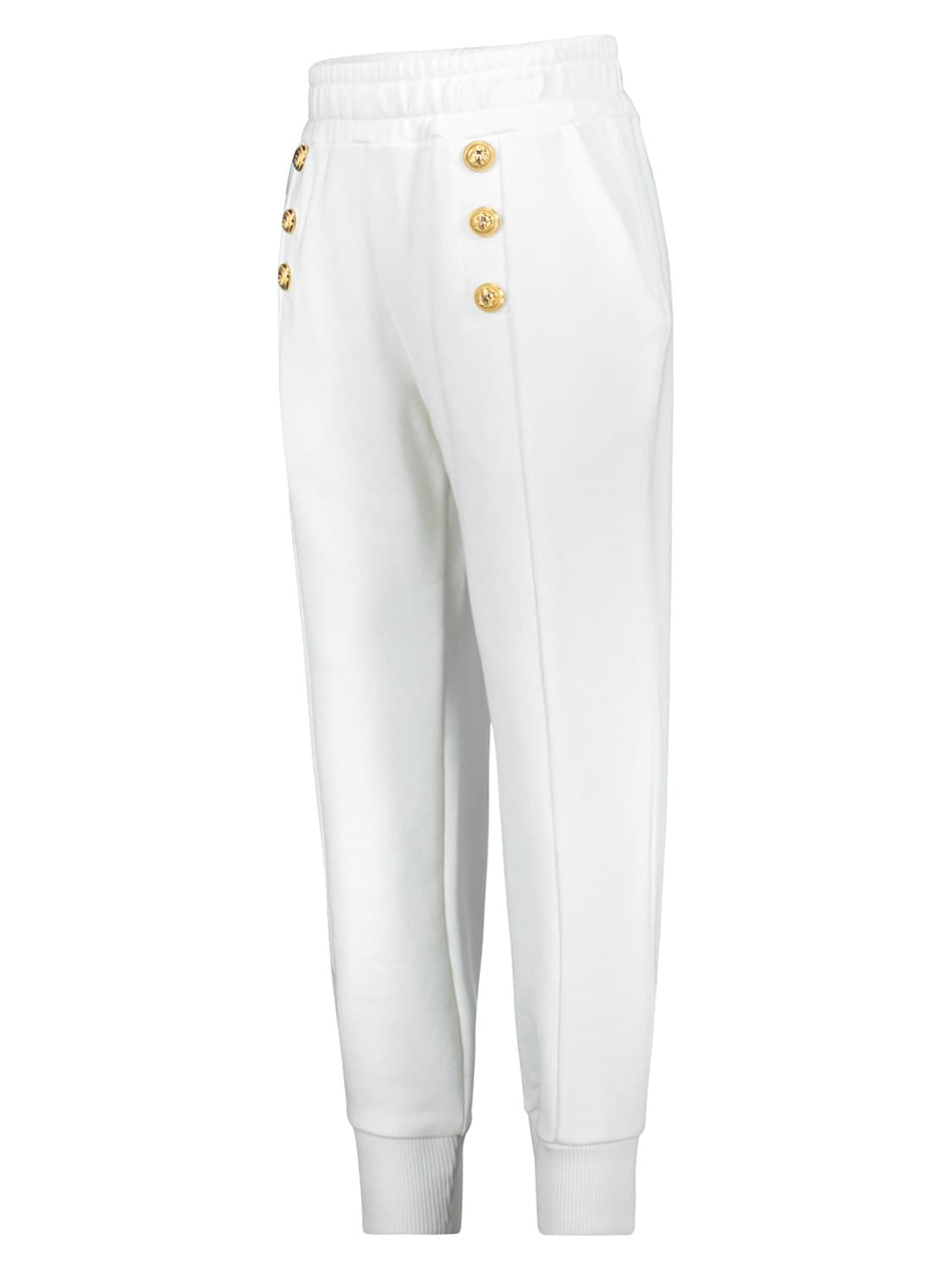 Balmain Kids sweatpants White in White 6709187363-4.jpg | NICKIS.com