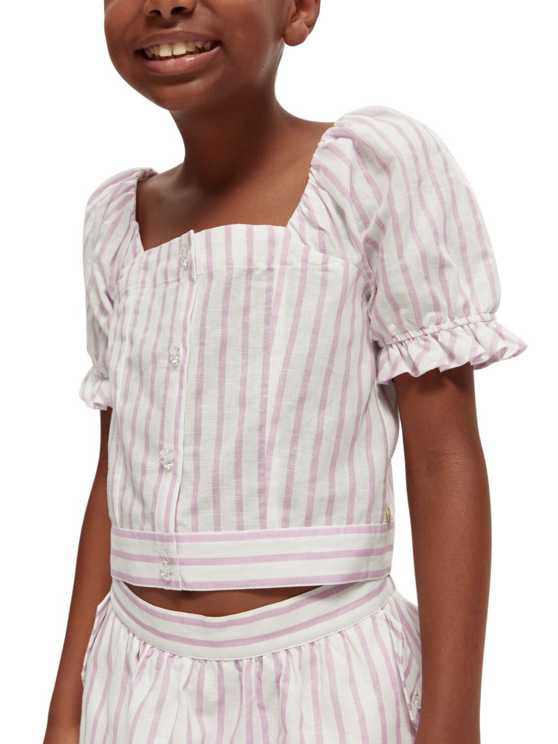 Scotch & Soda Kids blouse Purple in Purple 6709230692-7.jpg | NICKIS.com