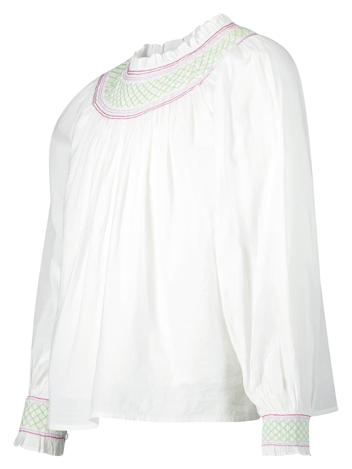 Scotch & Soda Kids blouse White in White 6709518972-4.jpg | NICKIS.com