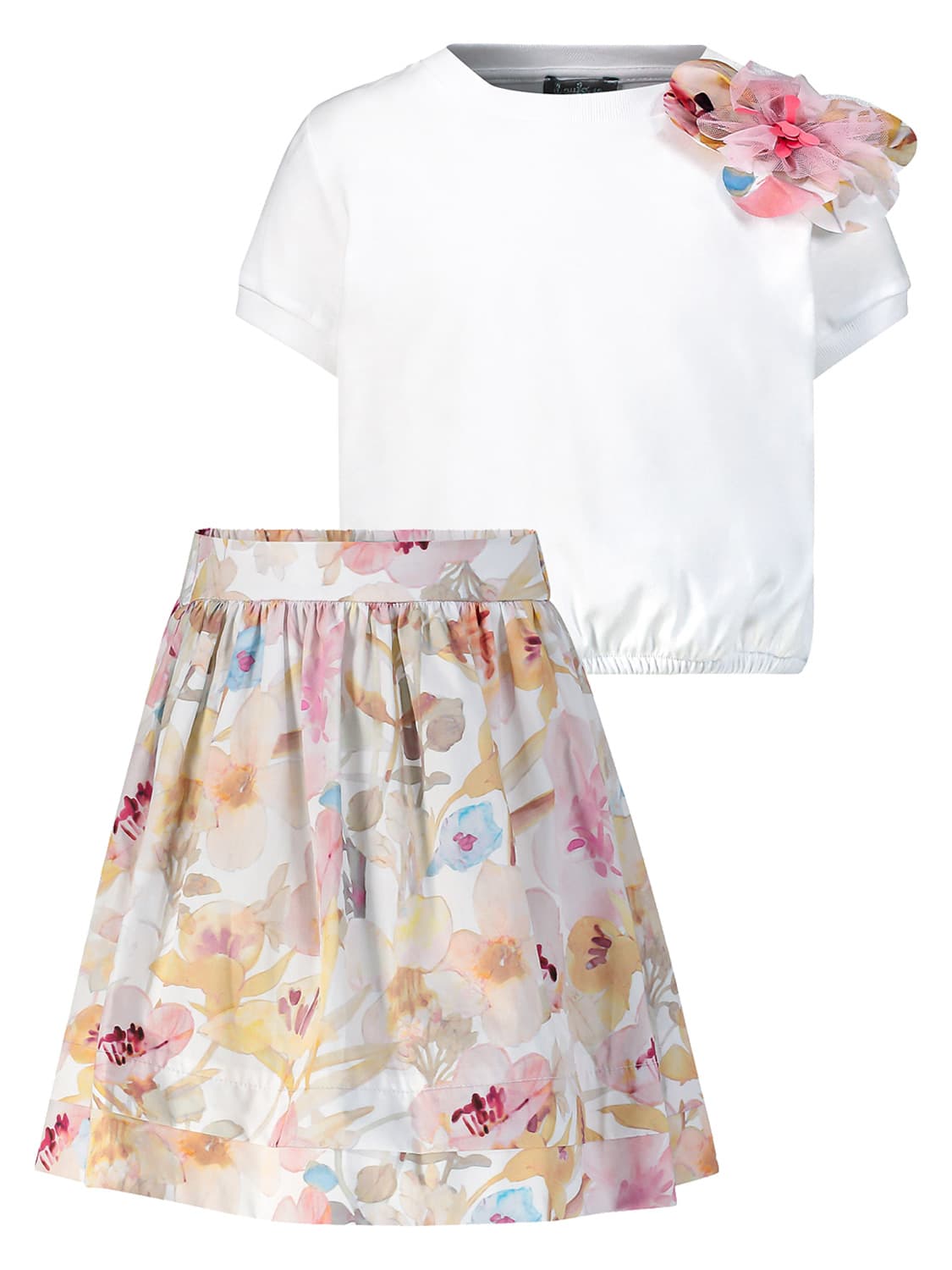 Il Gufo Kids clothing set White in White 6709705922-1.jpg | NICKIS.com