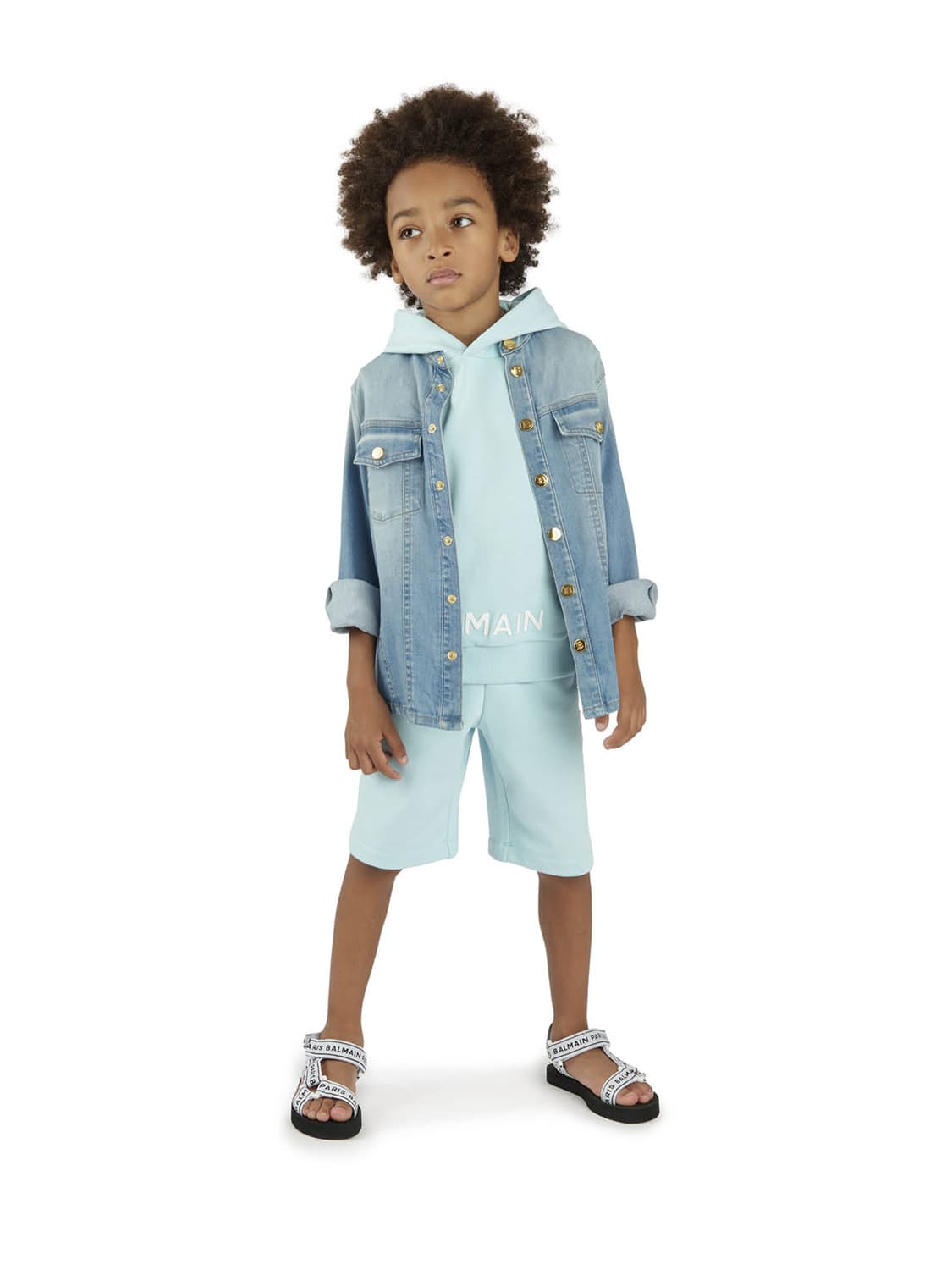 Balmain Kids Shorts  in  6709727861-2.jpg | NICKIS.com