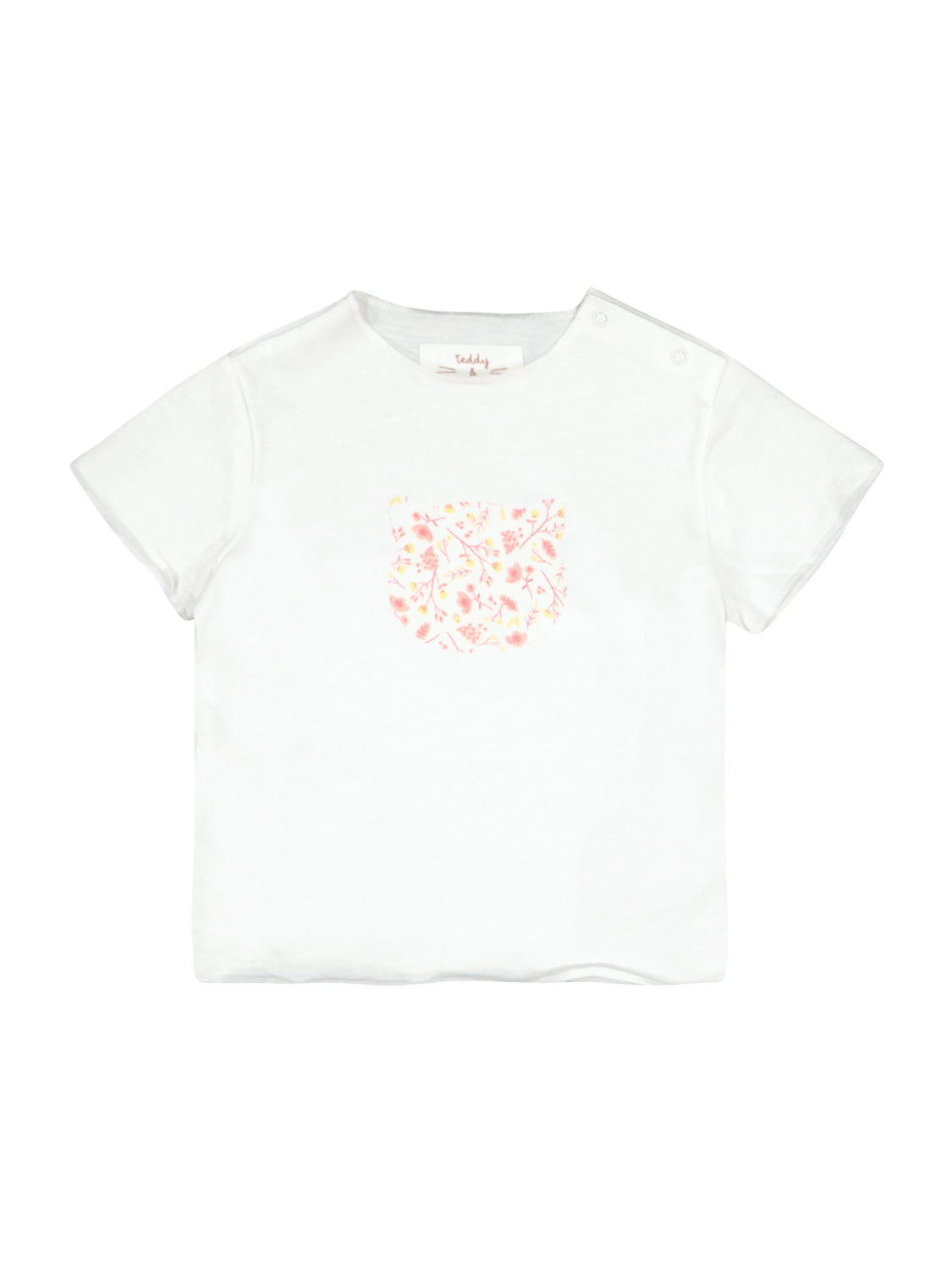 Teddy & Minou Kids t-shirt White in White 6709740339-1.jpg | NICKIS.com