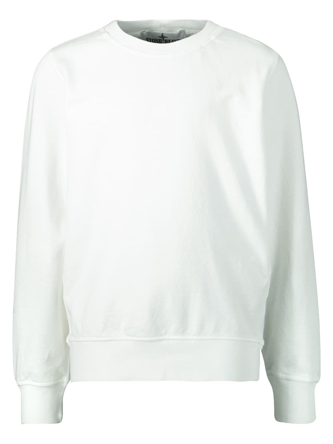 STONE ISLAND JUNIOR Kids Sweatshirt White in White 6709860586-1.jpg | NICKIS.com