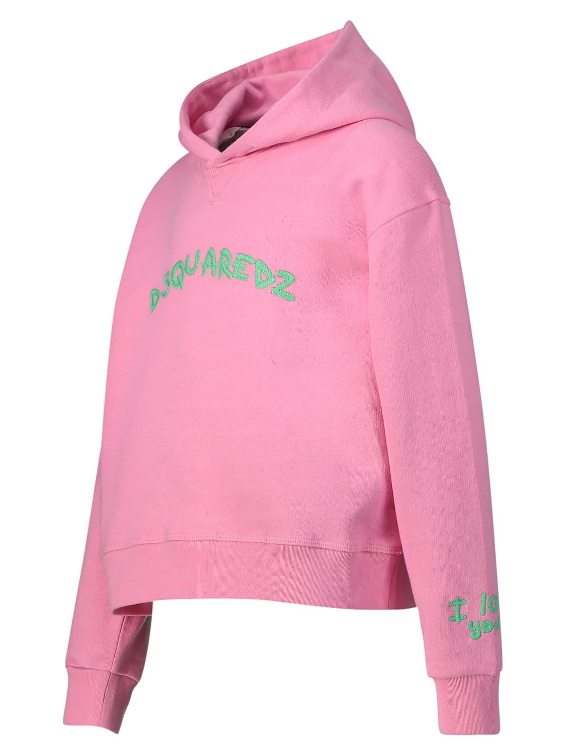 DSQUARED2 Kids hoodie Fuchsia in Fuchsia 6709927424-4.jpg | NICKIS.com