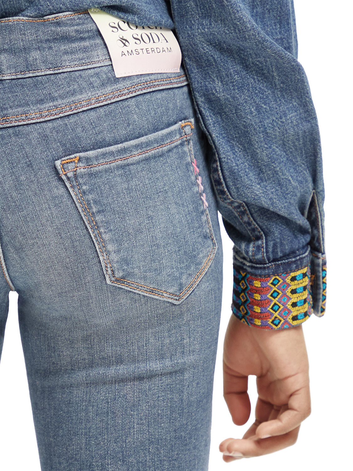 Scotch & Soda Kids jeans Milou skinny Blue in Blue 6800045482-9.jpg | NICKIS.com