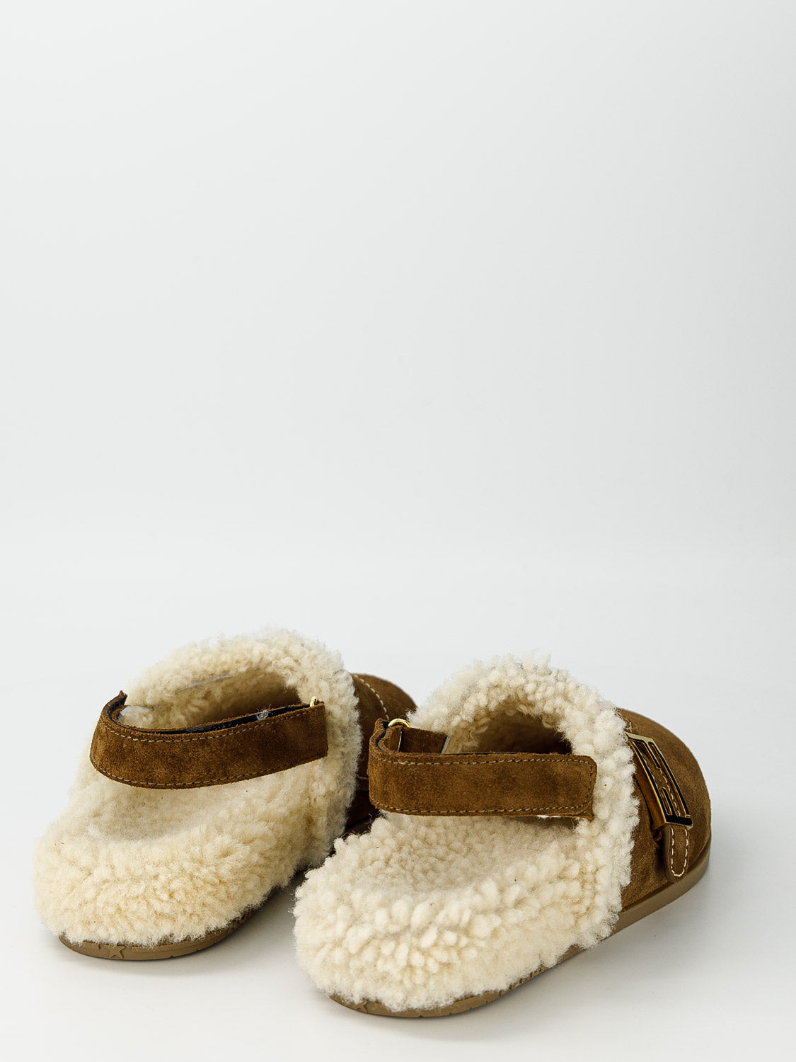 Fendi Kids Slippers Brown in Brown 6800243713-6.jpg | NICKIS.com