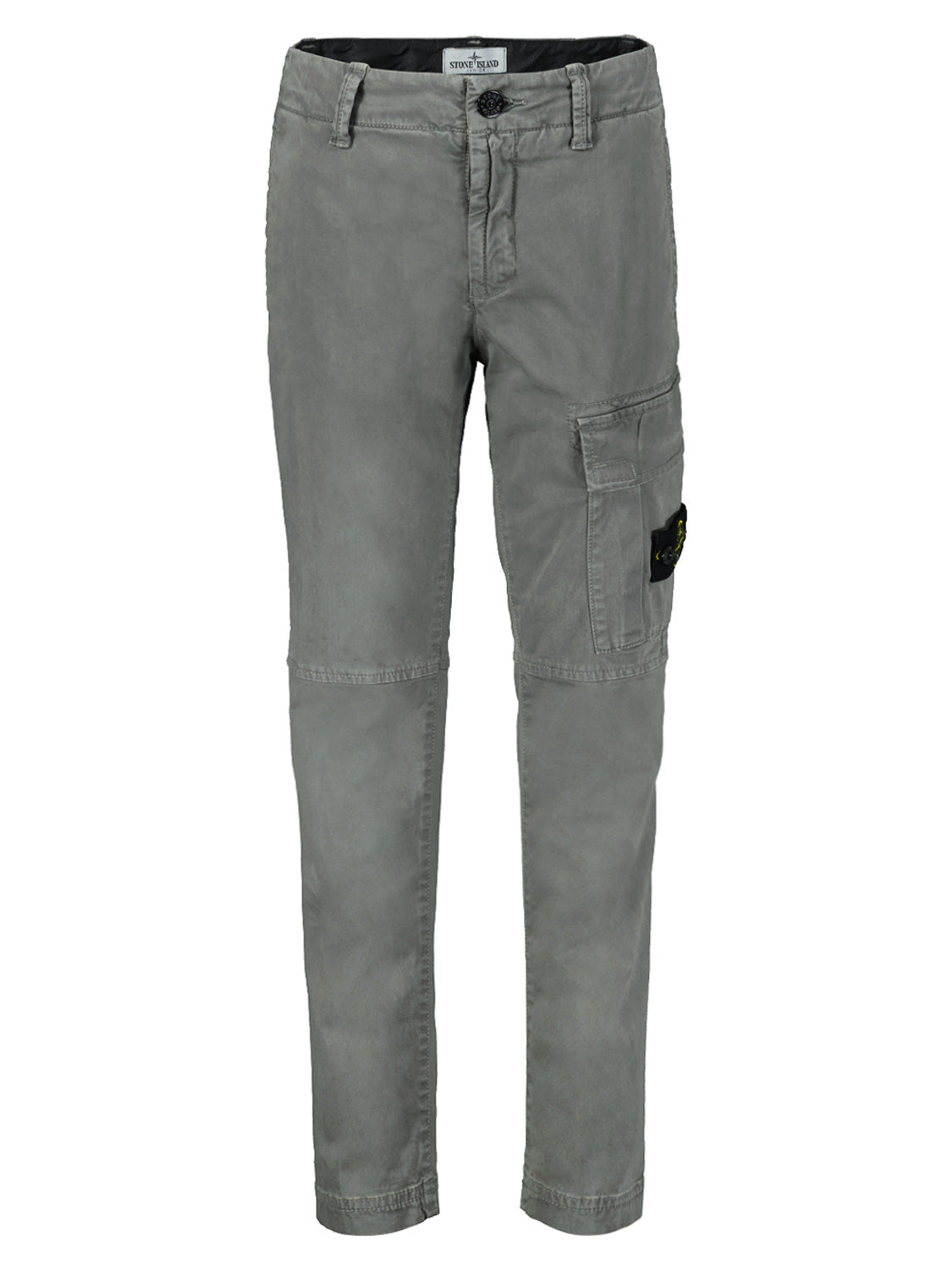 STONE ISLAND JUNIOR Kids Cargo Trousers Grey in Grey 6800331982-1.jpg | NICKIS.com