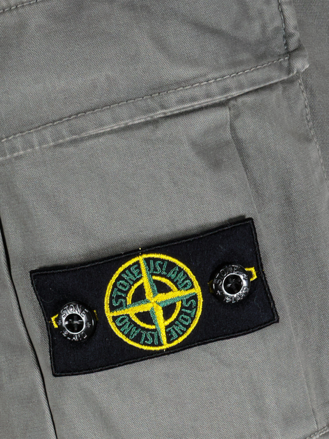 STONE ISLAND JUNIOR Kids Cargo Trousers Grey in Grey 6800331982-6.jpg | NICKIS.com