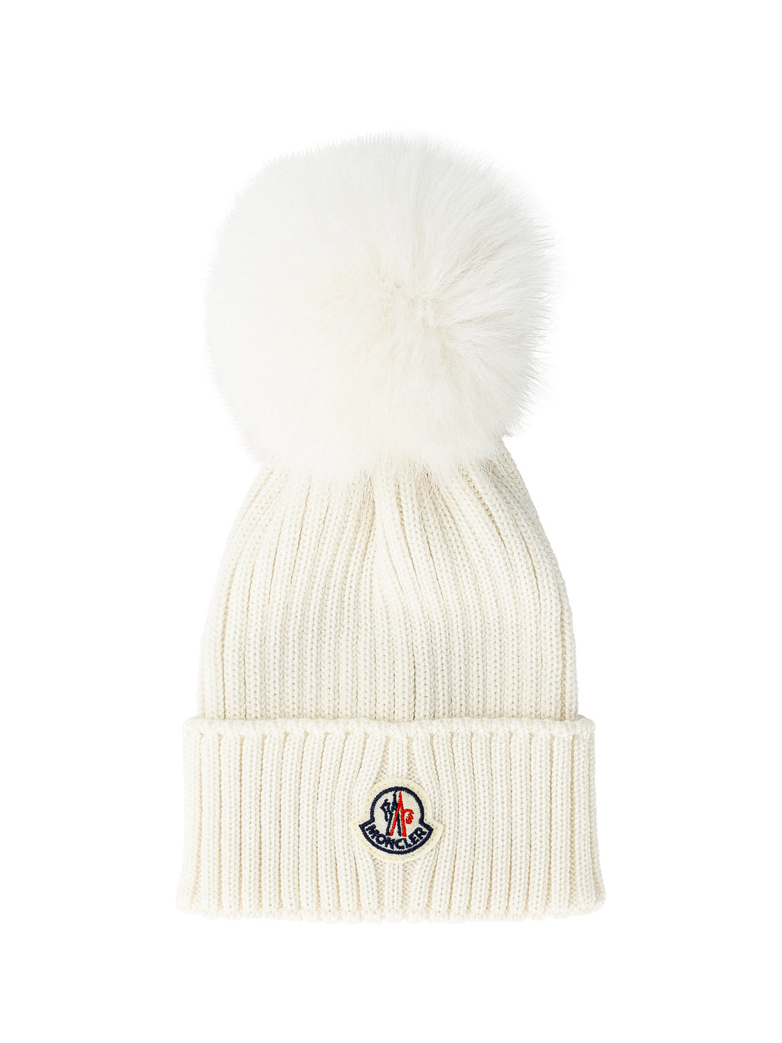 Moncler Enfant Kids beanie White in White 6800420905-1.jpg | NICKIS.com