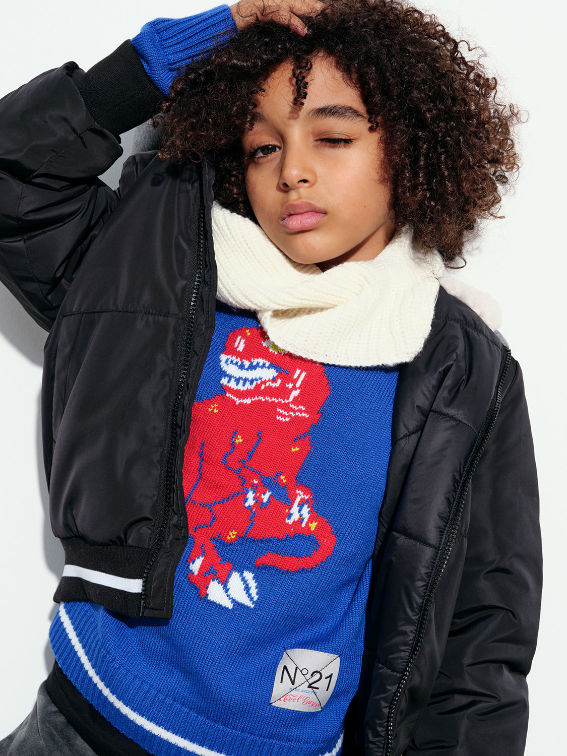 N°21 Kids Sweaters Blue in Blue 6800444795-2.jpg | NICKIS.com