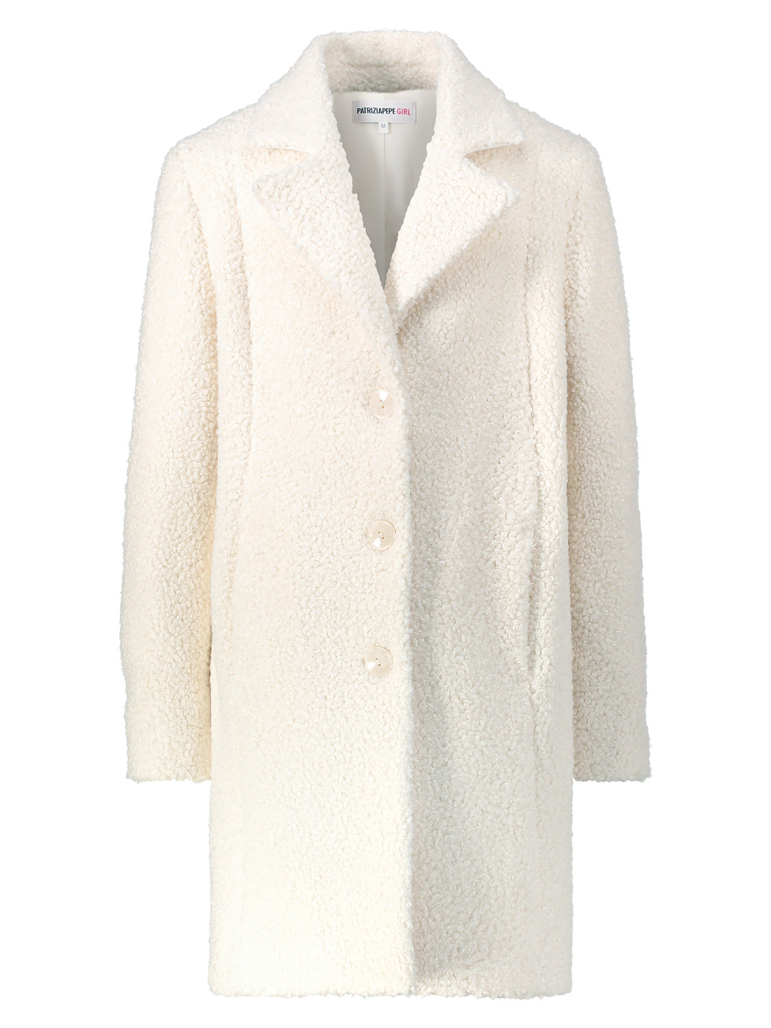 PATRIZIA PEPE GIRL Kids coat White in White 6800545853-1.jpg | NICKIS.com