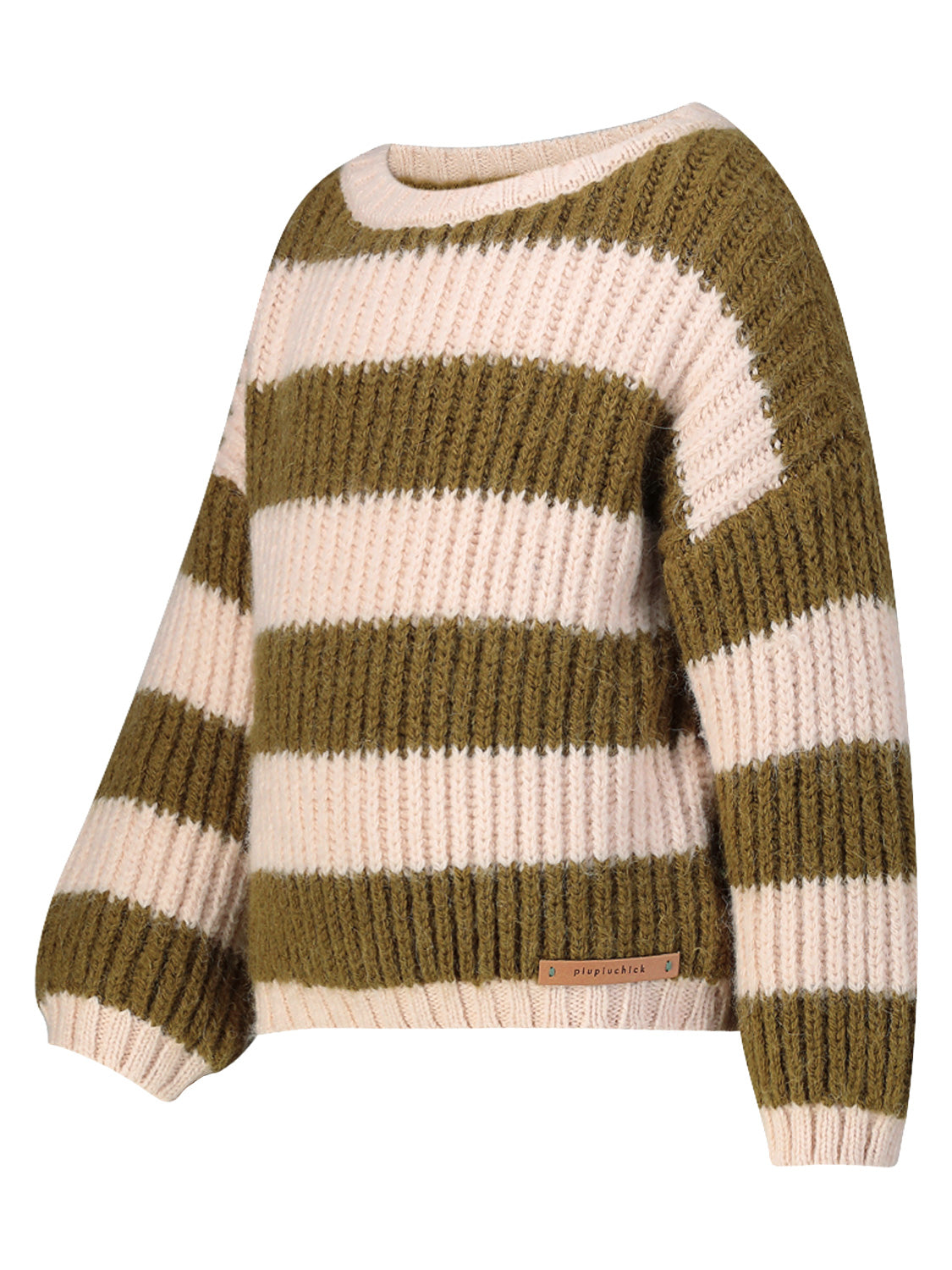 Piupiuchick Kids Sweaters Olive Green in Olive Green 6800652672-4.jpg | NICKIS.com