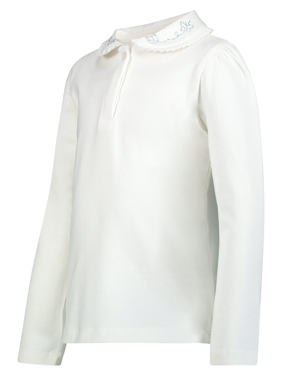 Mayoral Kids Polo Shirt White in White 6800727050-4.jpg | NICKIS.com