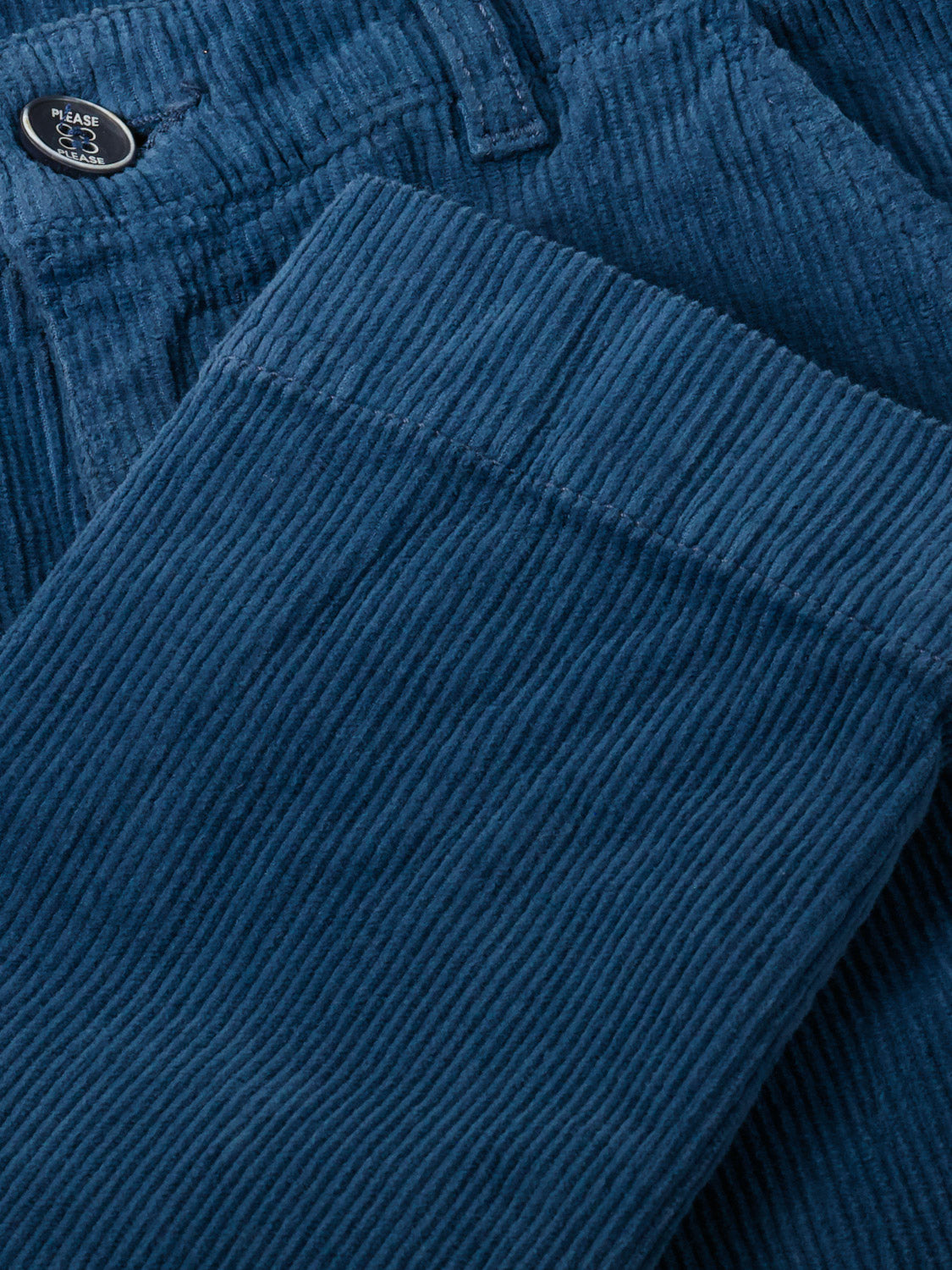 PLEASE - THE TROUSERS Kids Corduroy Trousers Blue in Blue 6800853787-7.jpg | NICKIS.com