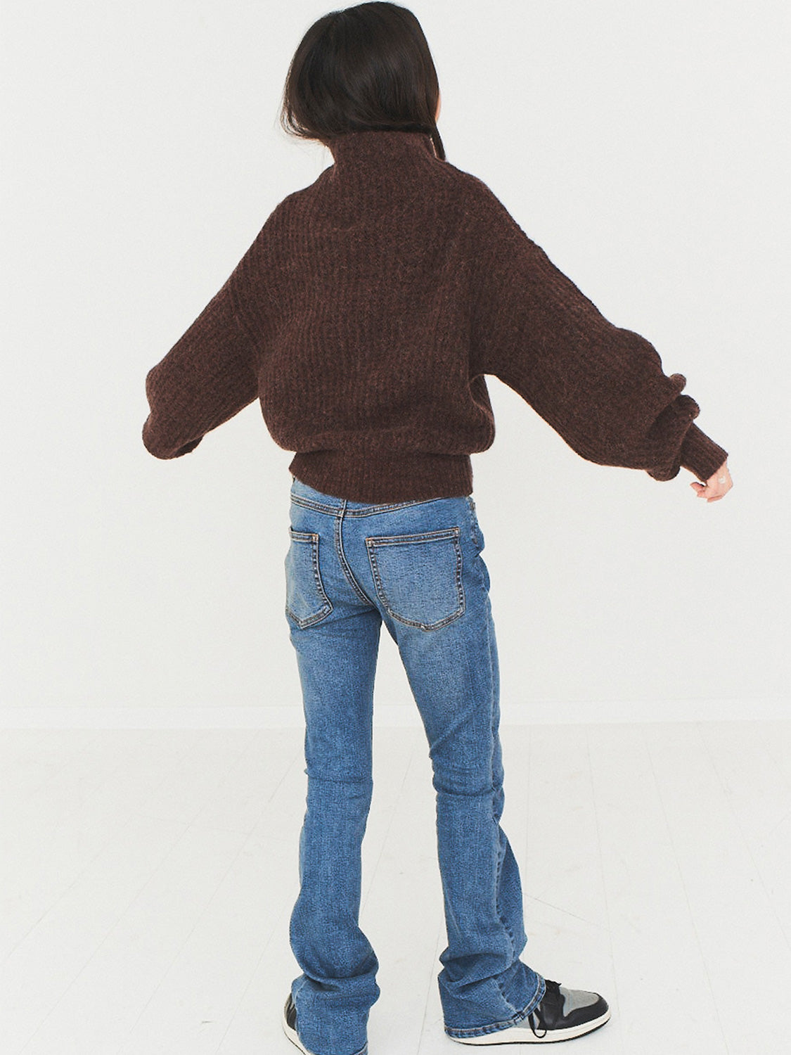 DESIGNERS, REMIX GIRLS Kids Sweaters Verona Brown in Brown 6800924569-3.jpg | NICKIS.com