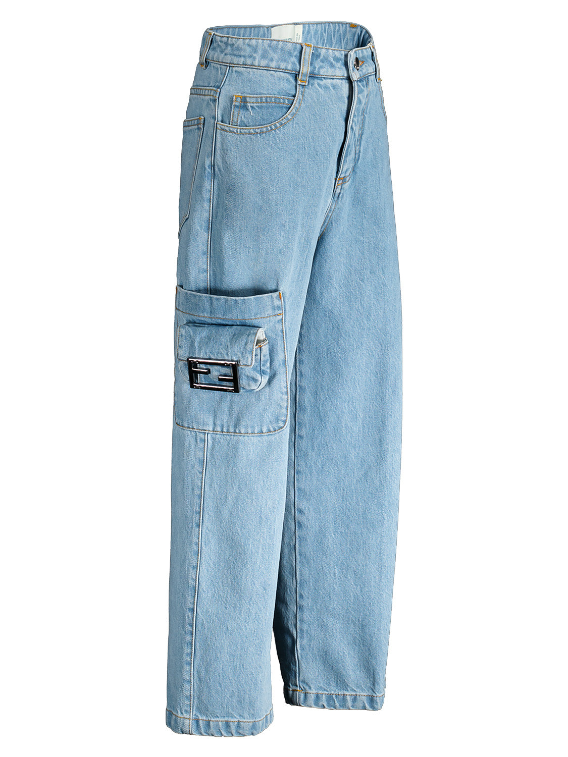 Fendi Kids jeans Blue in Blue 6801051488-5.jpg | NICKIS.com