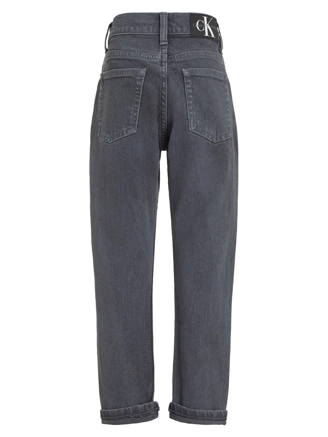 Calvin Klein Kids jeans Dad Grey Dark Overdyed Anthracite Grey in Anthracite Grey 6801111610-4.jpg | NICKIS.com