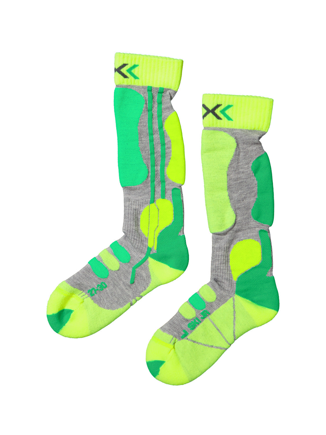 X-BIONIC Kids Ski socks Neon in Neon 6801280416-1.jpg | NICKIS.com