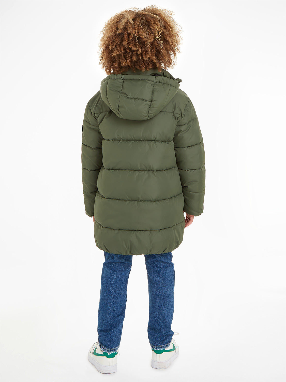 Calvin Klein Kids Winter coat Essential Olive Green in Olive Green 6801415176-3.jpg | NICKIS.com