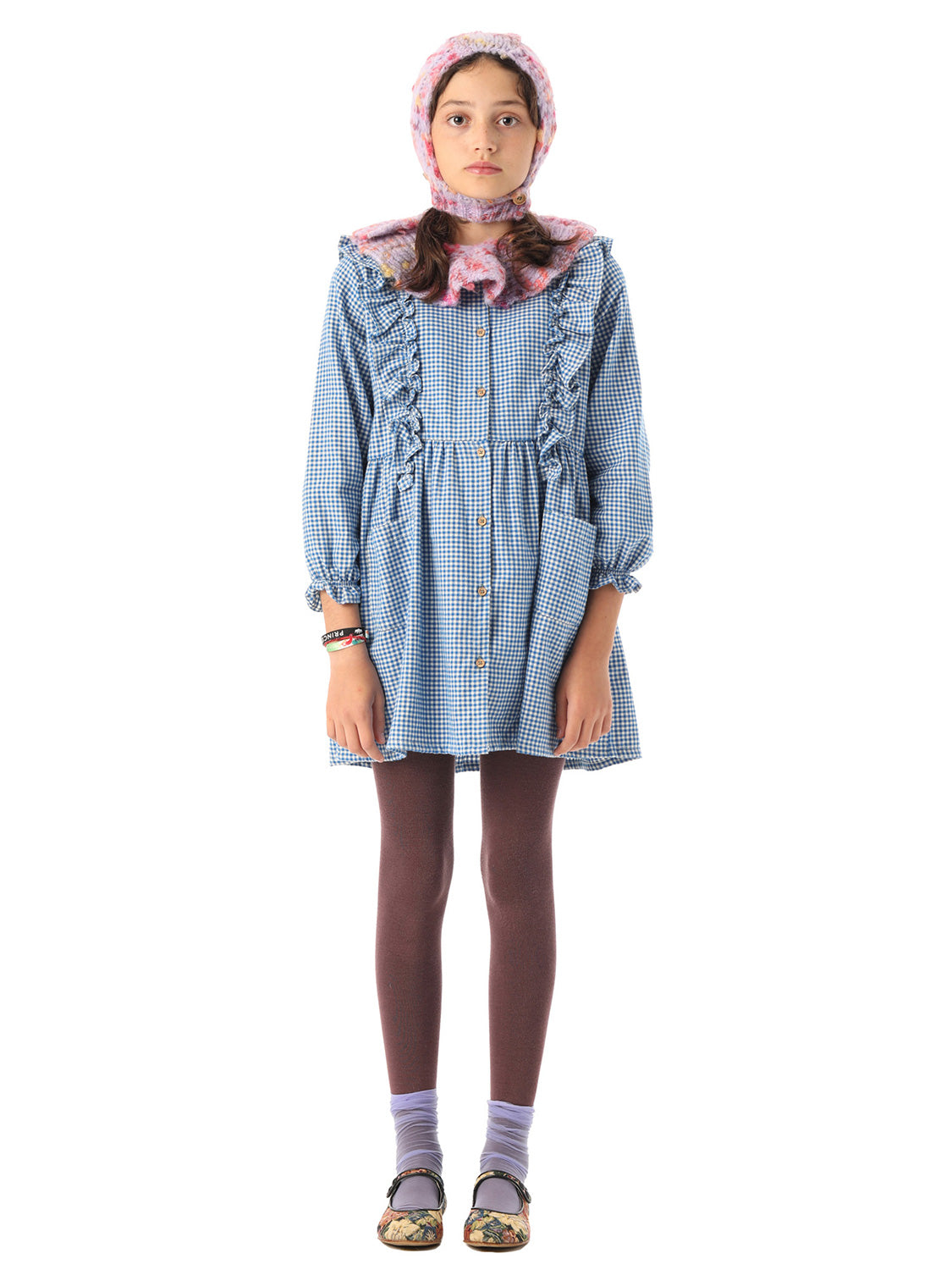 Piupiuchick Kids dress Blue in Blue 6801418240-2.jpg | NICKIS.com